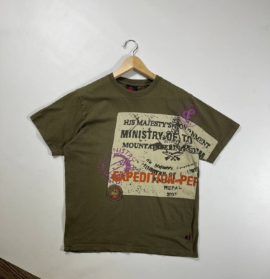 Vintage Dolce & Gabbana Early 2000s Army Green T-Shirt for men