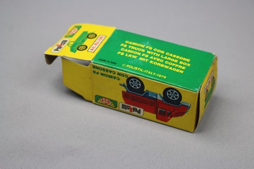 ZC1218 POLISTIL RJ126 1/66 1:66 Camion FS avec coffre con cassone - Foto 7 di 7