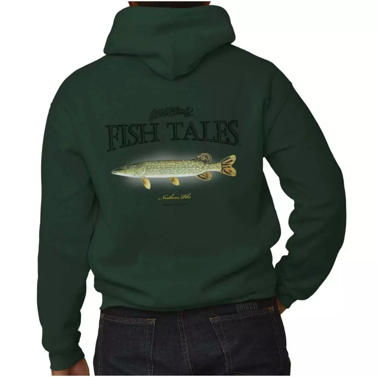 Gill McFinns Pike Fishing Outdoors Fisherman Hoodie Hooded Sweatshirt Men  Women