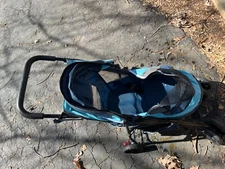 Puppy Small Dog Stroller, Cat Stroller for Small Cats Blue L = 42” H = 36” 