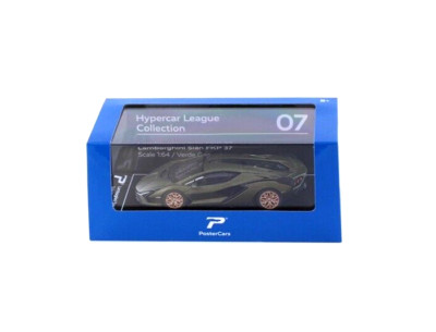 PosterCars 1:64 Hypercar League Collection Lamborghini Sian FKP 37 Verde Gea