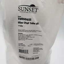 NEW Slim CPAP Tube 6 Feet Sunset Healthcare Solutions TUB006SS UNIVERSAL FIT/ RR