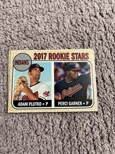 2017 Topps Heritage #29 Adam Plutko /Perci Garner Rookie Stars Cleveland Indians