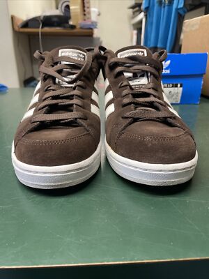 2005 Adidas Super Skate Lo Brown White Stripe 113922 8.5 | eBay