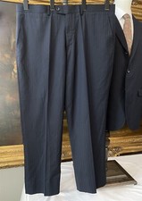 VTG Austin Reed 44L 34 x 32 2Pc USA MADE Gray Glen Check 100% Wool 2Btn Suit