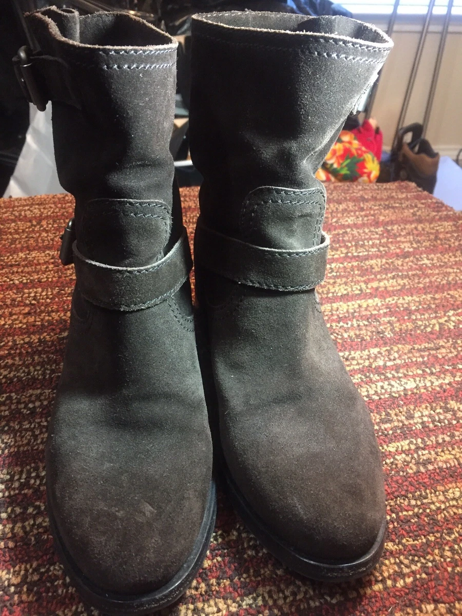 Prada black suede clearance booties