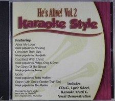 He's Alive Volume 2 Christian Karaoke Style NEW CD G Daywind 6 Songs