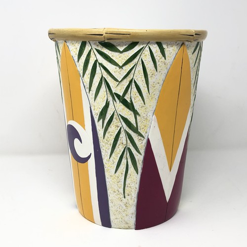 Surfboard Waste Basket Trash Can Resin Surfin Safari Beach Textured Carved Heavy - Picture 3 of 12