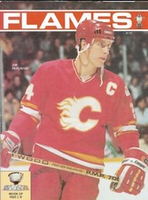 Calgary Flames - Toronto Maple Leafs 20.2.1987 NHL Hockey Program Peplinski