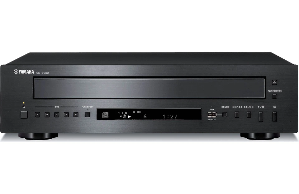 Yamaha CD-C603 5-Disc CD Changer USB Playback Pure Direct Hi-Fi Audio Player - Image 2 of 4