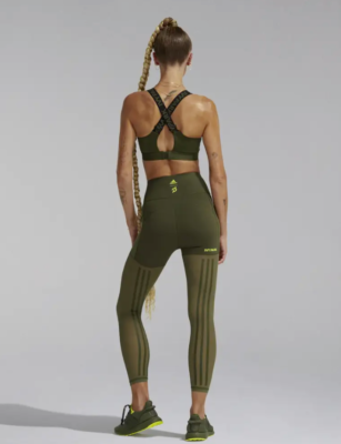 Adidas x Ivy Park Power Tight Leggings Olive Green Plus Size