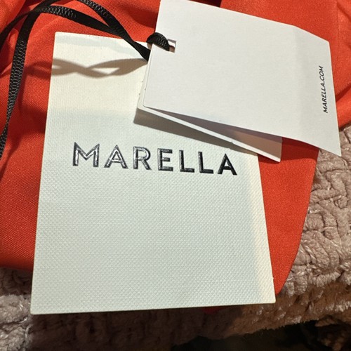 Absolutely Stunning MARELLA Finezza Orange Jersey Dress Sz S BNWT RRP£165 (0596) - Picture 5 of 5