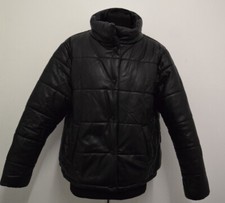 Jt1080 - Label Lab Women's Black Padded Coat Jacket Size 10 Uk