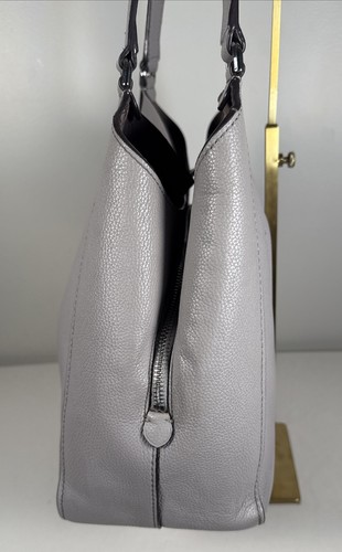 Kate Spade Leather Talia Triple Compartment Shoulder Bag Medium Gray Tote EUC - Picture 7 of 23
