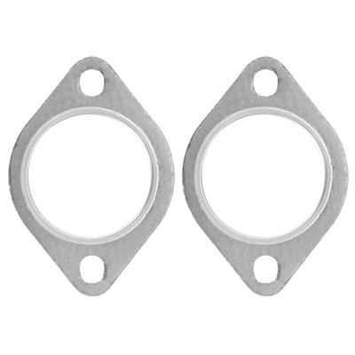 2pcs AuspuffkrümmerdichtungAuto Aluminiumlegierung Auspuffkrümmerdichtung Aus...