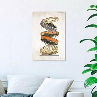 Oliver Gal Orange Paris Canvas Wall Art - #23H66 | Lamps Plus