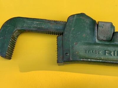 Vintage RIDGID 36 Steel Pipe Wrench, 1930's Pat #1727623, Ridge