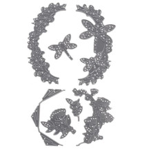 Crafter's Companion Floral Opulent Aperture Window Dies 795571 Dragonfly