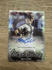 2023 Bowman's Best Max Clark Masterpieces Autograph Auto /99  Tigers SP