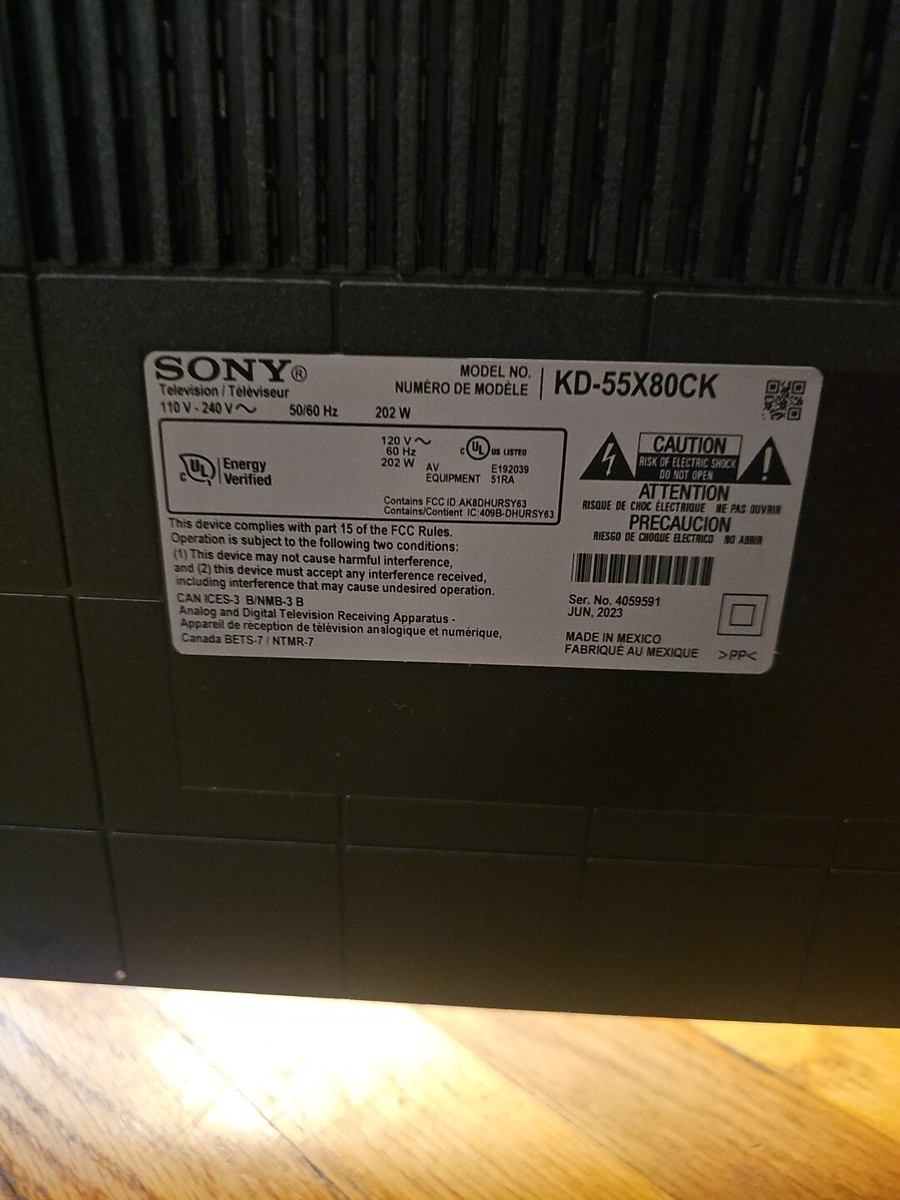 Sony KD55X80K Smart LED-LCD TV - X80K KD 55X80K 54.6