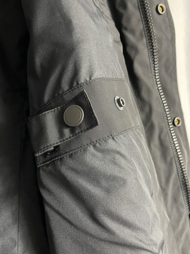 NWT Theory Black Compactable Parka Winter Jacket Size Small - Picture 7 of 16