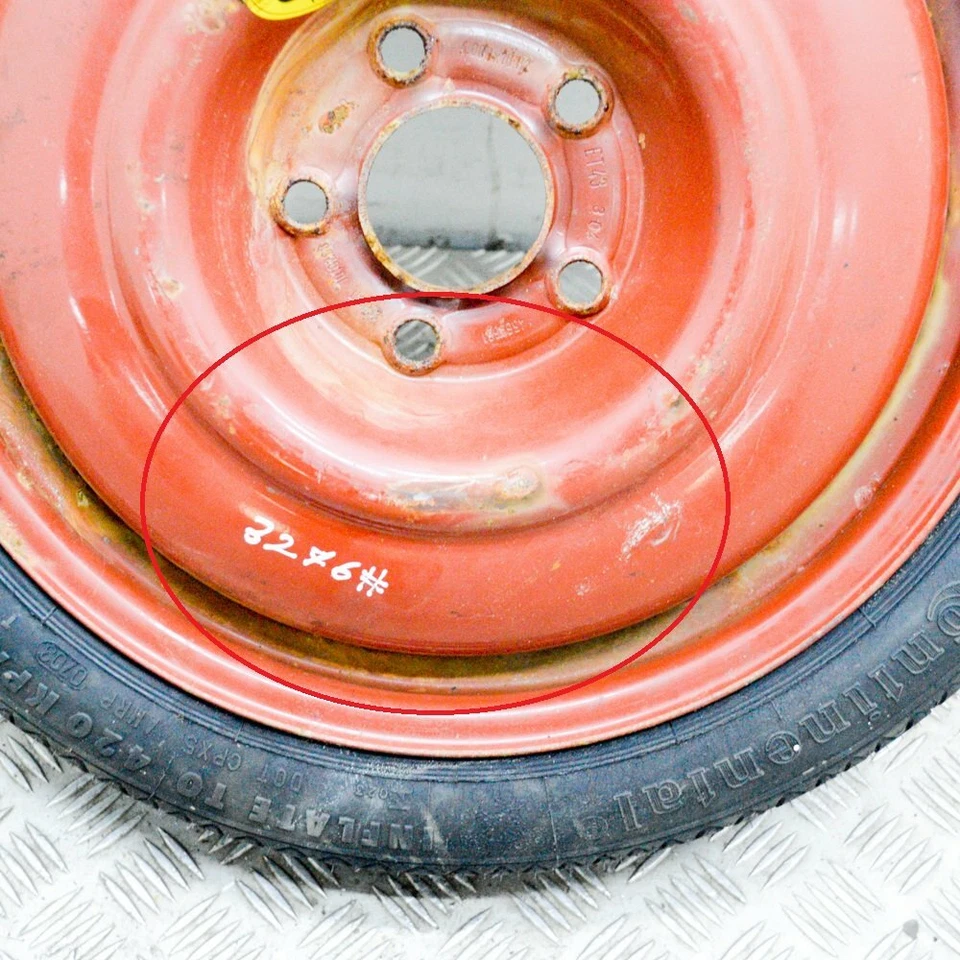 Saab 9-5 YS3E Reserverad 4.00Bx16H2 ET43 T115/70R16 1010268 4569661 2003 - Bild 4 von 4