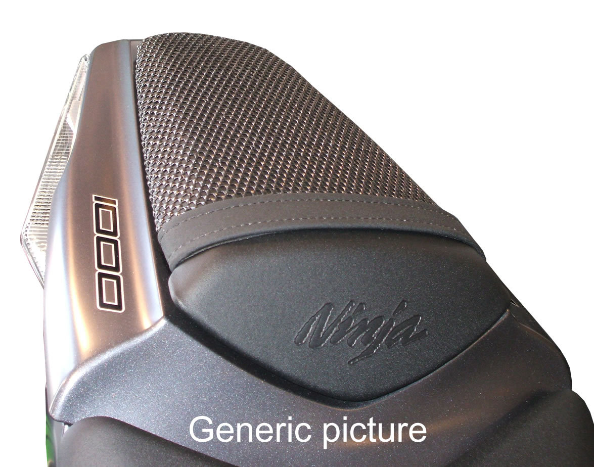 Cubierta de asiento antideslizante pilón para motocicleta Hyosung GT 125 COMET (2003-08) Triboseat