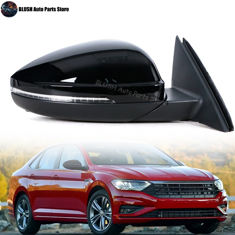 Right 6Pin Side Door Wing Mirror Heated Turn Signal For VW Jetta MK7 2019-2020