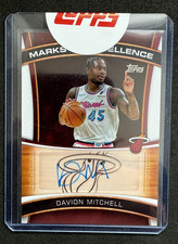 2025-26 Topps - Marks of Excellence Davion Mitchell #ME-DM Sealed (AU)