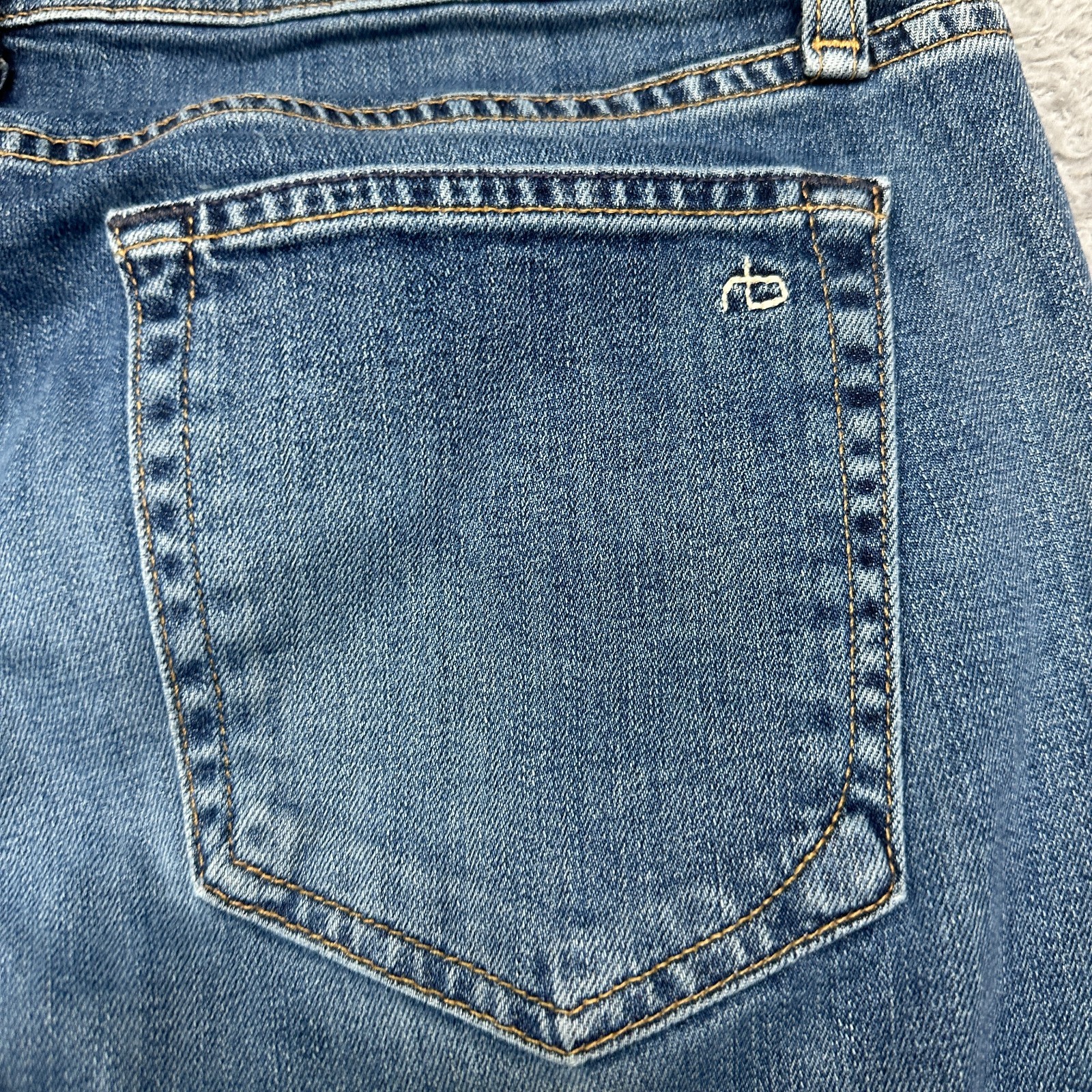 Rag & Bone Jeans Mens 32x33 Blue Standard Issue FIt 2 Slim Leg image 9