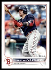2022 Topps Christian Vazquez Boston Red Sox #63