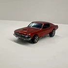 Hot Wheels Redline Custom Mustang H.K. Red / Dark Int.