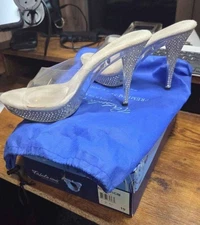 Sexy 5" Stiletto Heel Exotic Stripper Bikini Contest Pole Dancer Sandal SZ 10