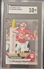 Topps 2025 Bowman U Now Fernando Mendoza #33 Indiana Hoosiers SGC 10 Raiders