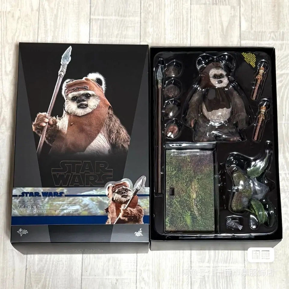 Nueva figura Hot Toys MMS550 Star Wars 1/6 El Retorno del Jedi Wicket Foto 2 de 2