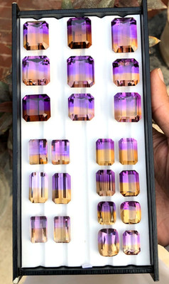 793 CT Amitrine Lot , Loupe Clean and excellent cut stone, each piece $250