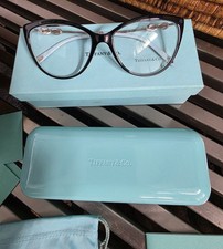 Tiffany  Co. TF 2172 Black Cat Eye Full Rim Eyeglass Frames 53-17-140