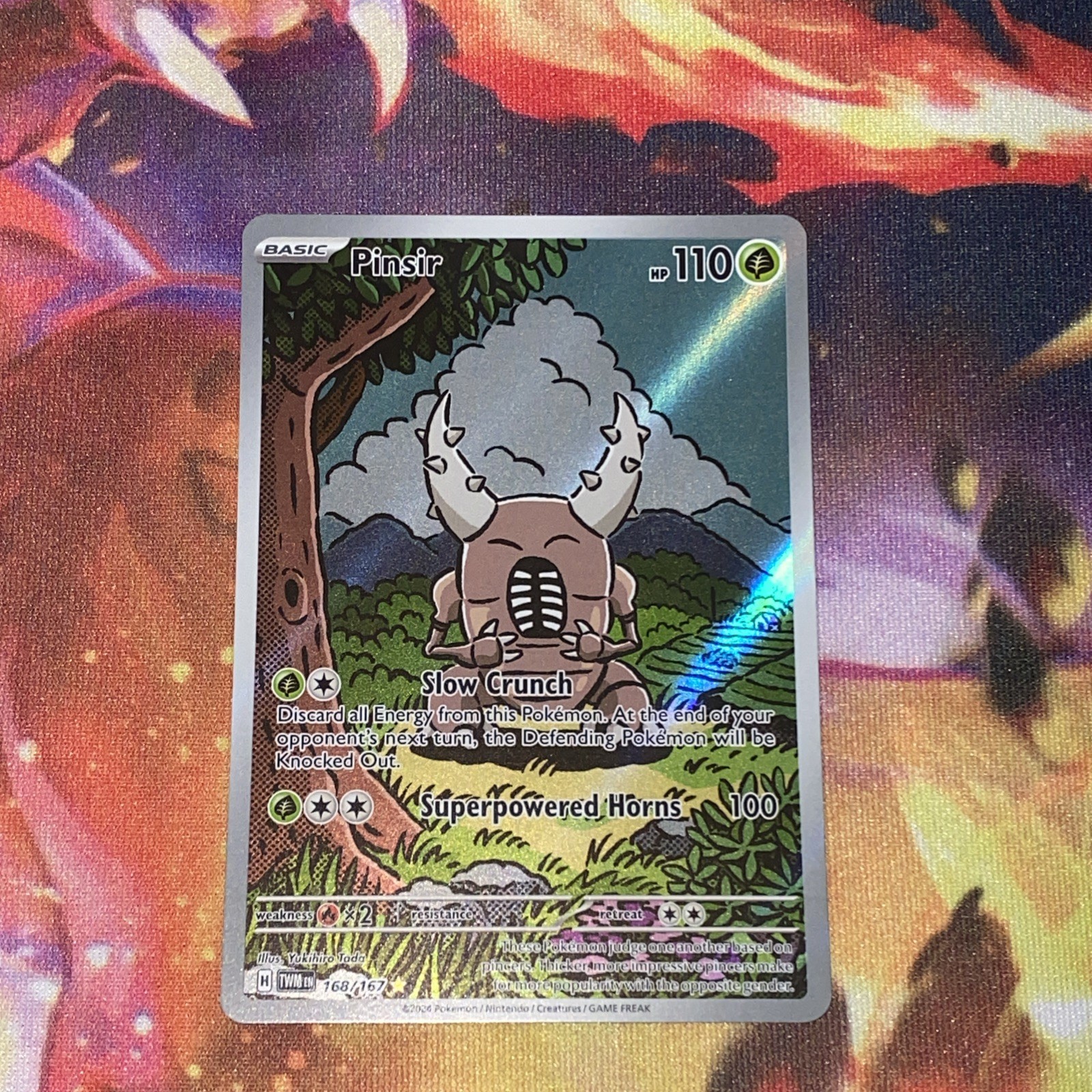 Pinsir 168/167 Twilight Masquerade Full Art Illustration Rare NM