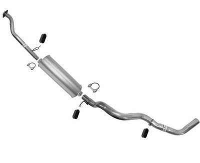 Pipe Muffler Tail Pipe Exhaust Sys For Silverado 1500 1999-01 w/ 133'' Wheelbase