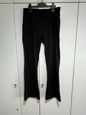 Primark Black Flared Workout Trousers Size L 14-16 Uk