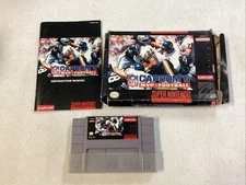Capcom's MVP Football (SNES, 1993) CIB Manual Tested