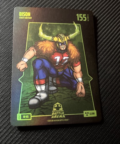 Bo Jackson Battle Arena- BISON `Josh Allen` Battlefoil Glow #BF-65