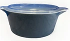 Pyrex VTG “ Country Blue” Casserole #475. 2.5 Qt. W/ Lid. #475-c18
