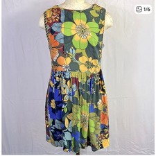 Farm Rio Floral Sleeveless Mini Dress - Size Small