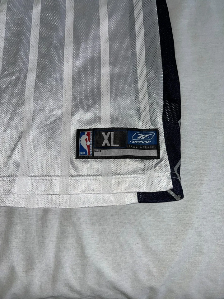 Blanco New Jersey Nets #15 Carter Reebok Team Apparel CAMISETA DE BALONCESTO XL Corea Foto 4 de 4