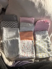 Eleven Receiving Blankets