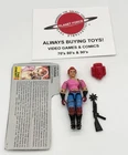 1986 Zarana w/ File Card Complete GI Joe Figure