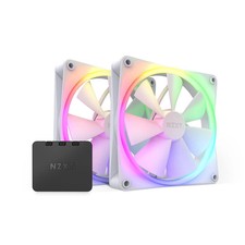 NZXT F140 RGB Fan Whisper Quiet Cooling Customizable Lighting for Gaming Setup
