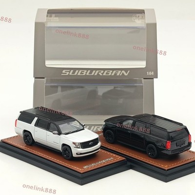 GOC 1:64 Chevrolet Suburban 2015 Full Sized SUV Customized Ver Diecast Metal Car