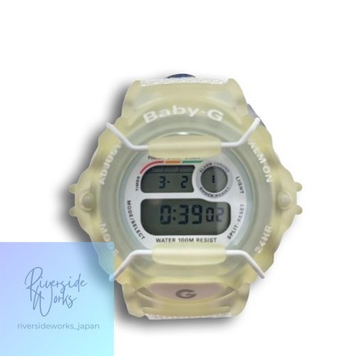 CASIO Baby-G Quarzuhr Digital Kautschuk Weiß SS BG-340